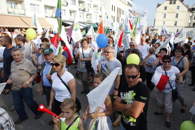 Większe Opole. Festiwalowa manifestacja przeciwników planu prezydenta Wiśniewskiego.