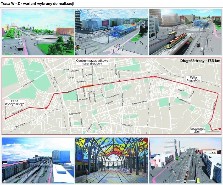 Trasa W-Z usprawni ruch tramwajowy, ale nie samochodowy [ZDJĘCIA]