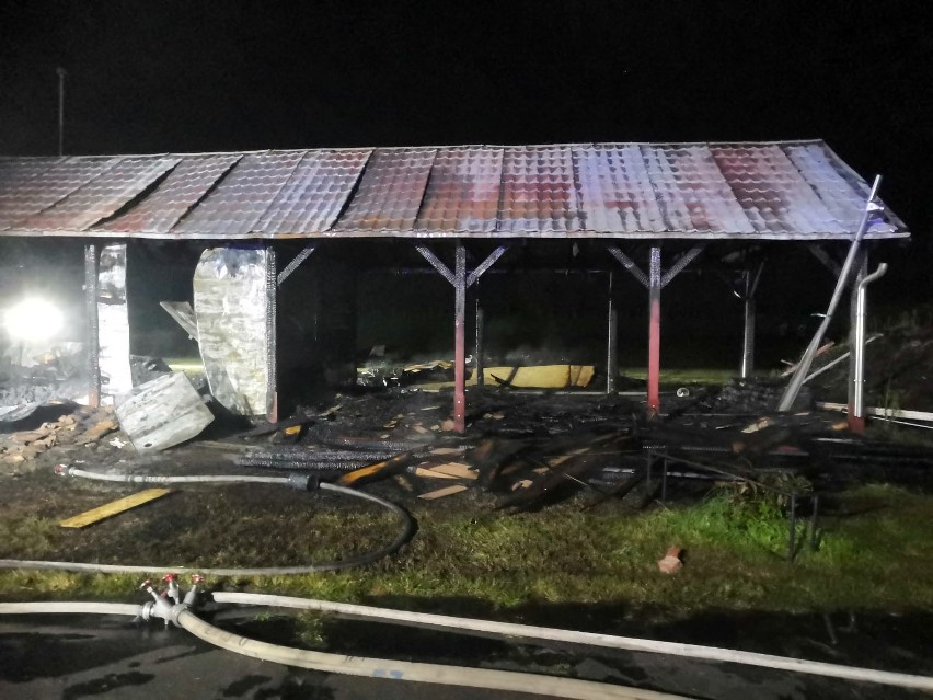 Pożar zniszczył budynek sportowy łuczników z Prudnika. To mogło być podpalenie