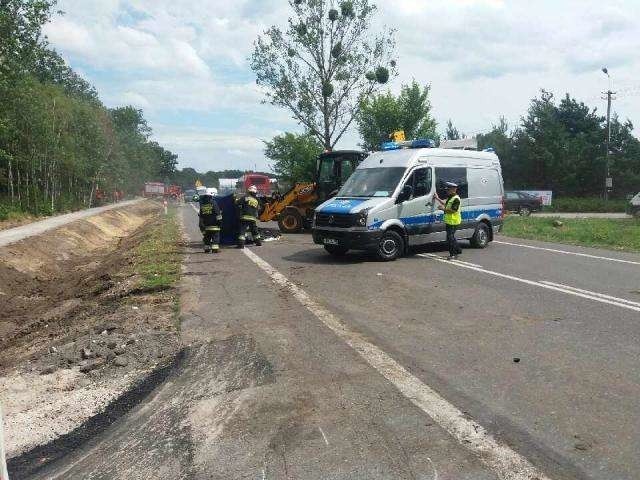 Do wypadku doszło na DK 80 w Złejwsi Wielkiej między Toruniem a Bydgoszczą