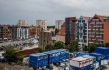 Apartamentowiec Deo Plaza i Grenaria na Wyspie Spichrzów. Widoki z ostatniego piętra [ZDJĘCIA]