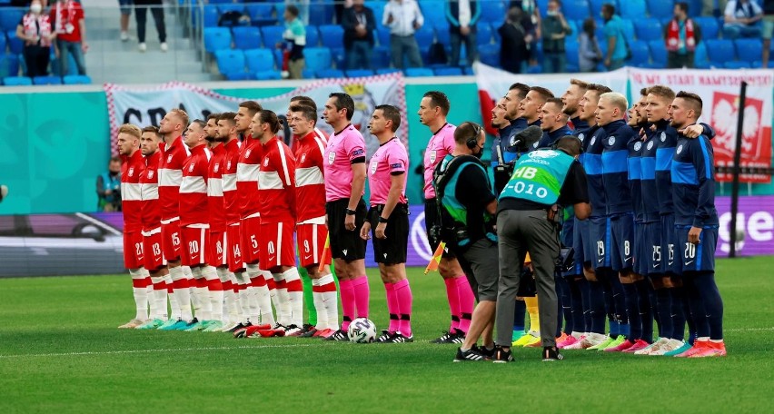 Mecz Polska - Słowacja w Sankt Petersburgu podczas Euro 2020