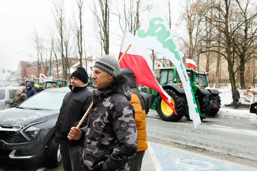 Protest rolników w Białymstoku.