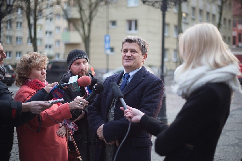 Spotkanie Janusza Palikota z wyborcami w Słupsku