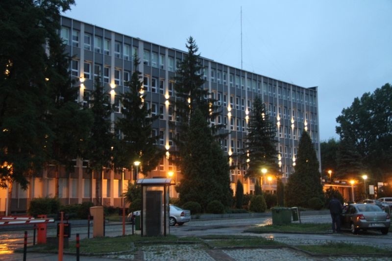 Iluminacja Urzędu Marszałkowskiego w Kielcach