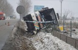 Wypadek podczas powrotu z ferii. Autokar z dziećmi uderzył w nasyp