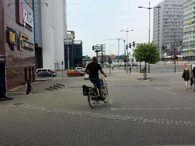 Hubert Barański został uniewinniony od zarzutu jazdy na rowerze po chodniku
