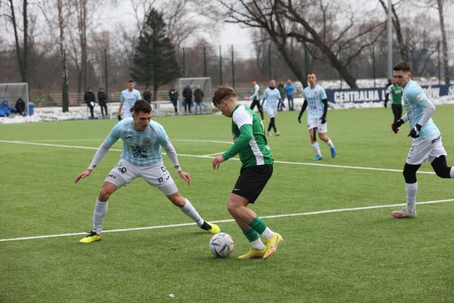 11.02.2023, Kraków: sparing Hutnik - Rekord Bielsko-Biała