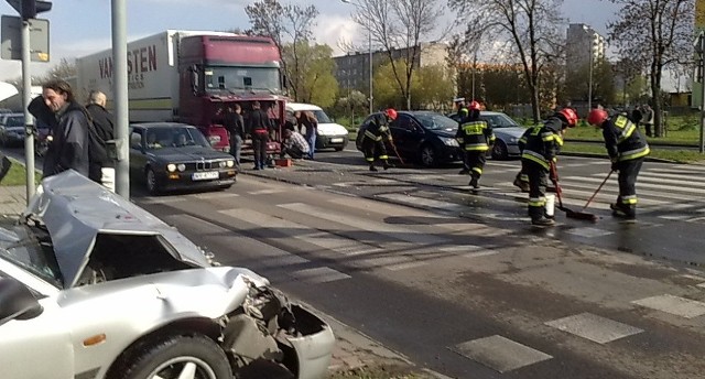 Do wypadku doszło na skrzyżowaniu ulic Żółkiewskiego i Chrobrego w Radomiu.
