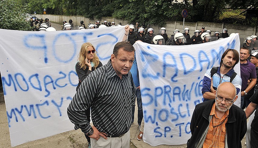 Manifestacja przed komisariatem we Wrzeszczu ZDJĘCIA!