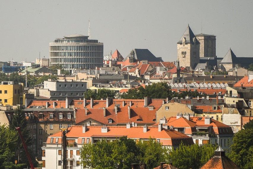 Panorama Poznania z wieży nawęglania