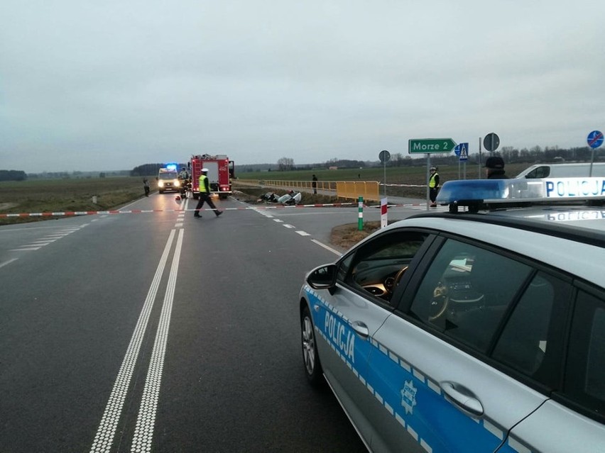 Morze. Wypadek na trasie Siemiatycze - Ciechanowiec...