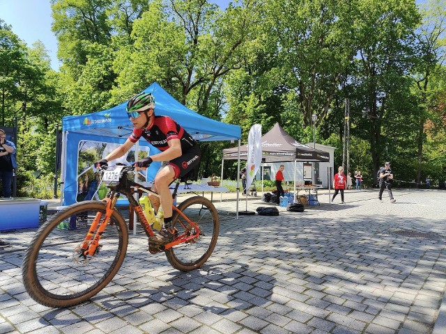 Trasa dla dorosłych zawodników Małopolska MTB Tour 2023 prowadziła przez Krzeszowice