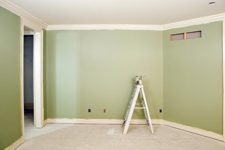 Ściany pomalowane farbą hybrydową są wytrzymałe i odporne na...