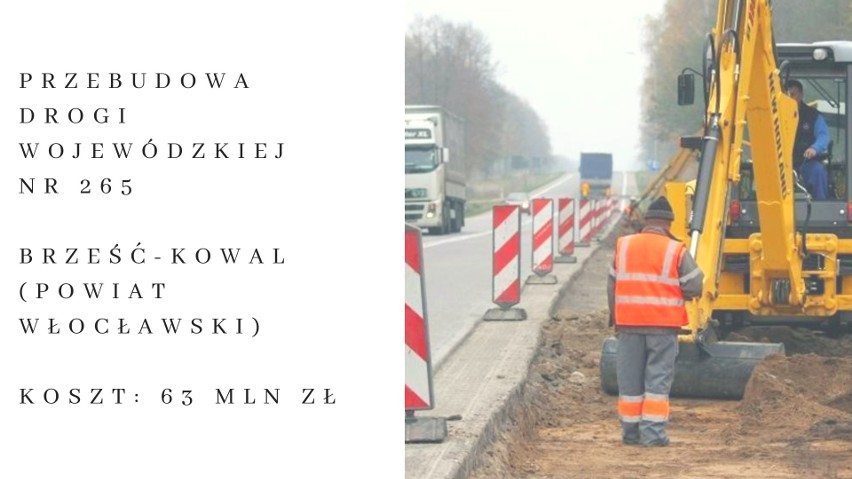 Trwa przebudowa 120 kilometrów dróg wojewódzkich. Towarzyszą...