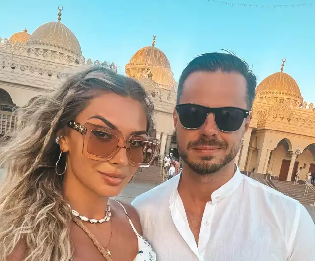 Małgorzata i Mateusza Grabda na wakacjach w Egipcie. Więcej na kolejnych zdjęciach