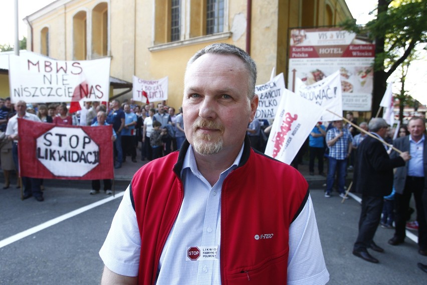 21.05.2016 lancut pikieta pracowników polmos łańcut przeci...