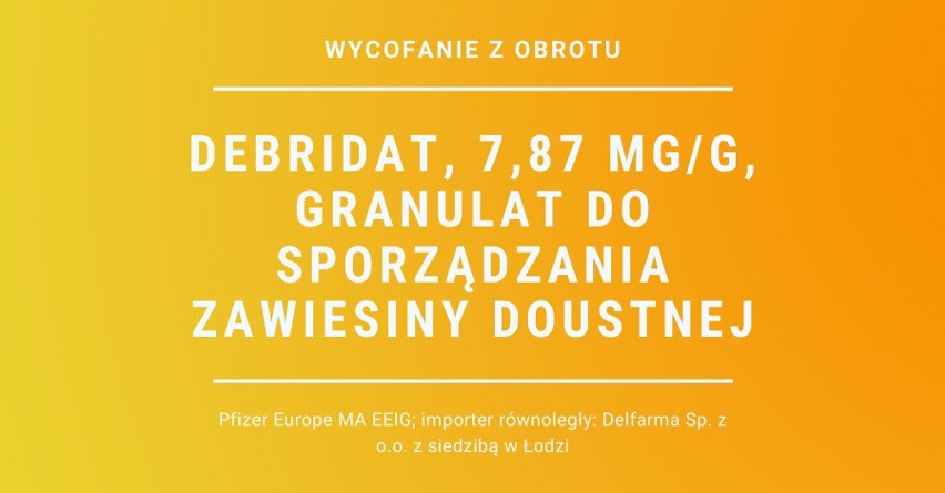 Leki wycofane z aptek decyzją GIF. Aktualne ostrzeżenia. Tych leków nie należy przyjmować