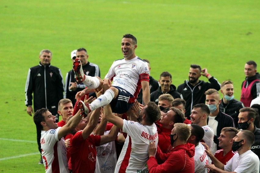 18.07.2020 r. Igor Angulo żegna się z Górnikiem Zabrze....