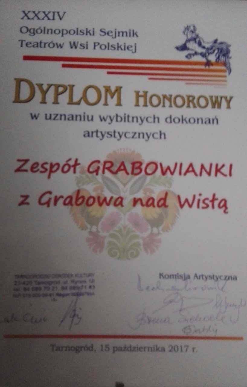 Gmina Przyłęk. Grabowianki odniosły sukces na Międzynarodowym Sejmiku Teatrów Polskich Wsi Polskiej