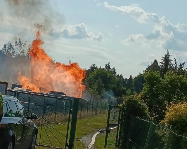 Pali się gaz w Jaworzynie Śląskiej