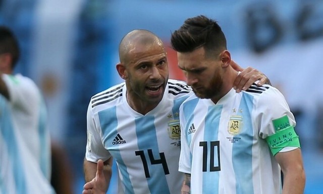 Javier Mascherano i Lionel Messi