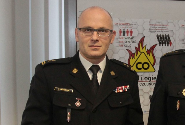 Brygadier Paweł Frysztak Komendą Miejską Państwowej Straży Pożarnej kieruje od lutego 2010 roku.