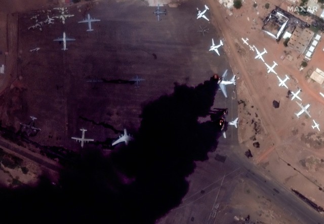 Zdjęcia satelitarne stolicy Sudanu. Chartum podczas starć między armią a grupą paramilitarną