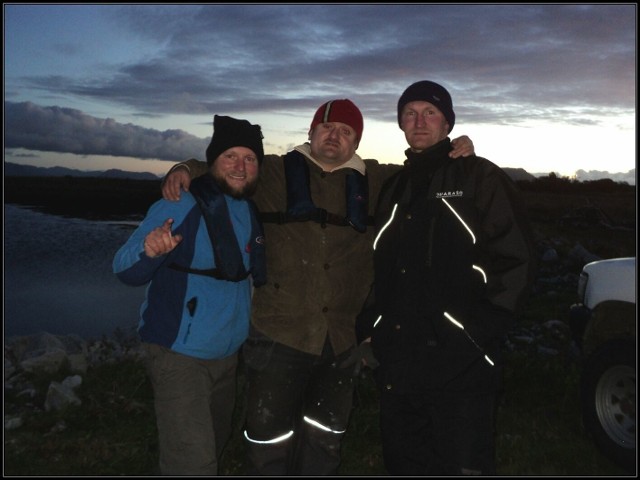 W Norwegii Daniel spotkał się ze swoim bratem i przyjacielem Sylwkiem. Od lewej Daniel, Michał i Sylwek.