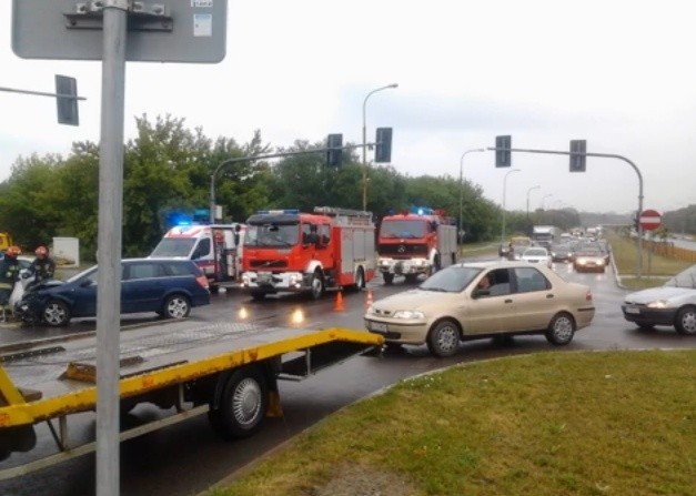 Nagranie z miejsca wypadku przysłał nam Internauta.