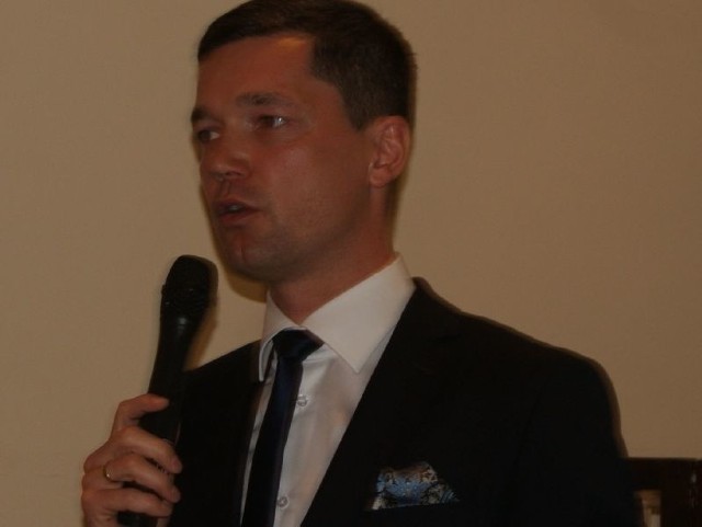 Sebastian Nowaczkiewicz przedstawił gościom swój program.