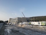 Nowe zdjęcia z budowy Dolnośląskiego Centrum Sportu w Jakuszycach (MARZEC 2021)