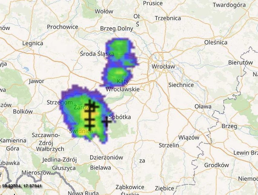 Wyładowania w okolicach Wrocławia. Czy będzie dziś burza?