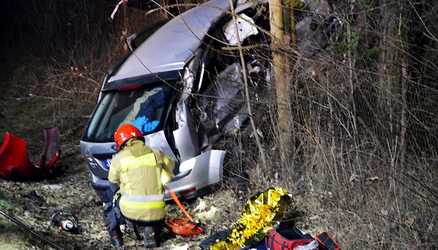 Tragiczny wypadek na DK 87 w Starym Sączu