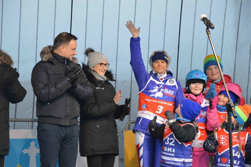 Zakopane. Prezydent Duda szusował na Polanie Szymoszkowej [ZDJĘCIA]