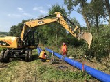 Raciechowice. Ostatnie przygotowania do odkręcenia kurka