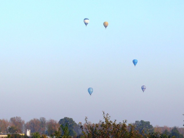 Balony nad Stalową Wolą.