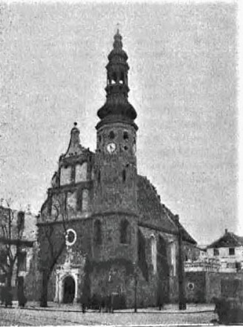 Tak prezentował się po remoncie kościół Klarysek w 1927...