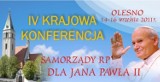 Olesno uczci Jana Pawła II konferencją i listem do Episkopatu