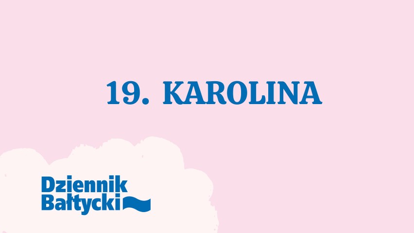 Imię Karolina nosi 290 795 kobiet w Polsce.