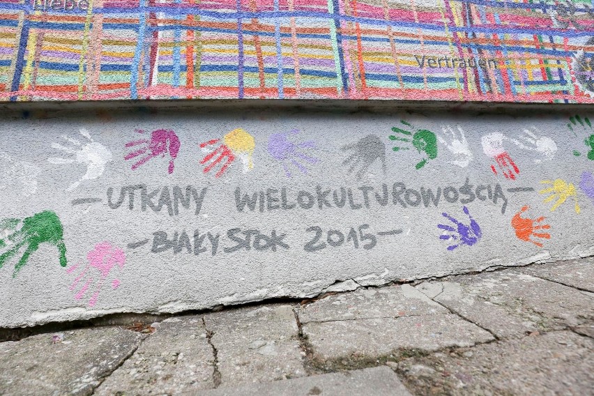 Białystok. Mural „Utkany wielokulturowością” został...