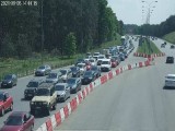 Ogromne korki na A1 w Nowej Wsi pod Toruniem. Ile trzeba czekać przed bramkami? Zobacz zdjęcia