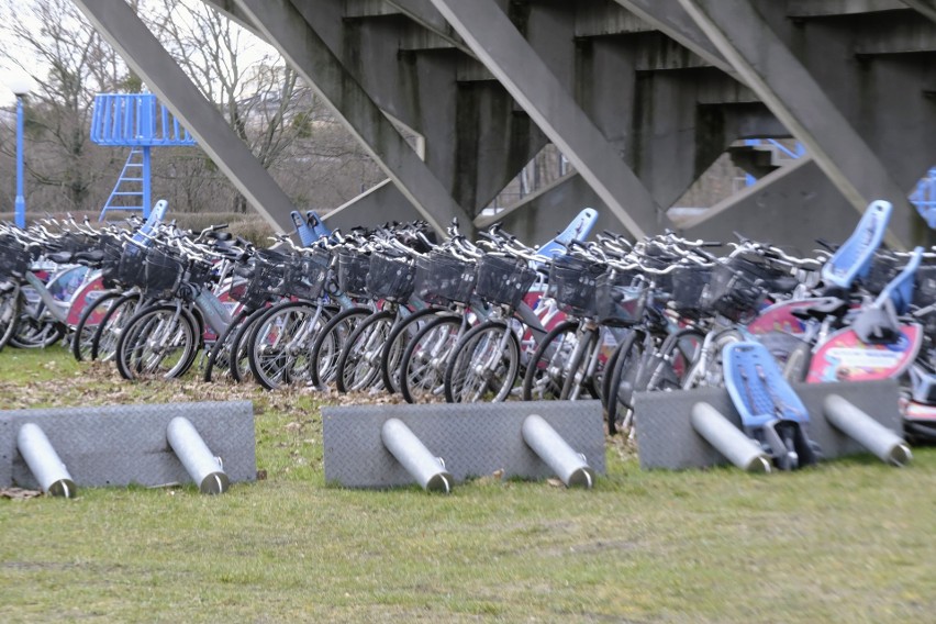 Ostatnie rowery z poznańskiej kolekcji systemu rowerowego...