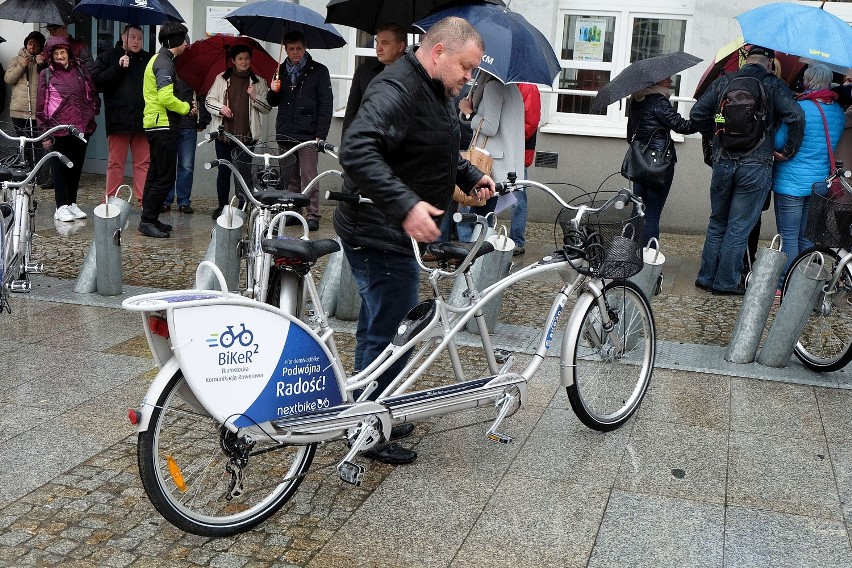 Tandemy w Białymstoku na stacjach BiKeR