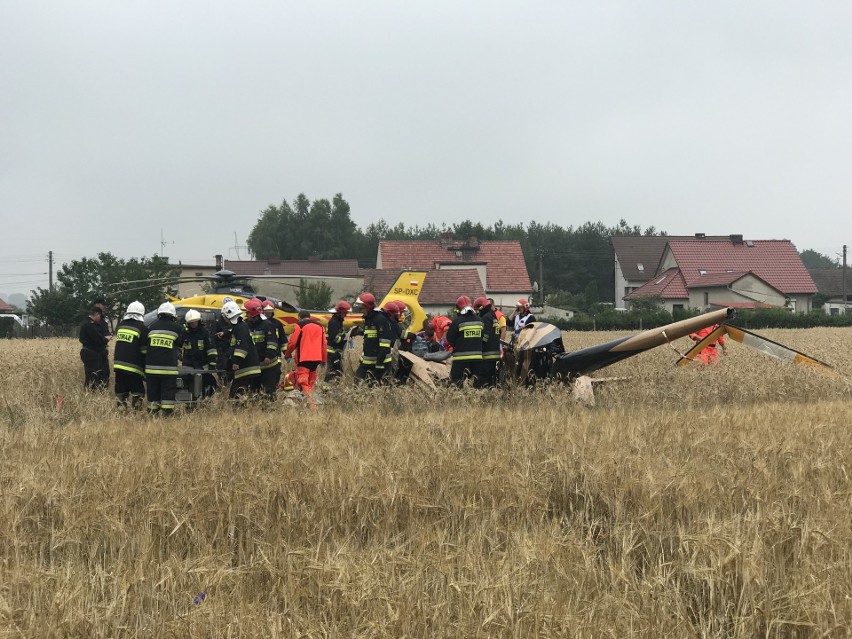 Katastrofa śmigłowca w Domecku pod Opolem