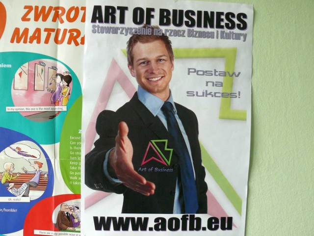 Plakat Stowarzyszenia Art of Business.