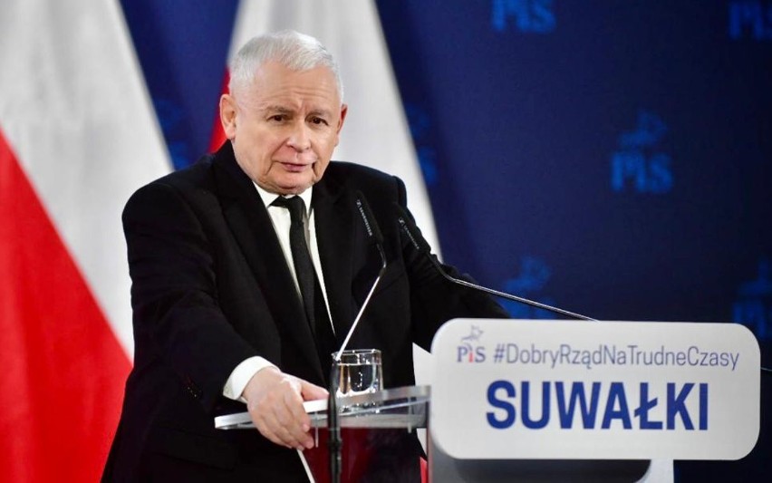 Jarosław Kaczyński odwiedza Suwałki i Ełk. "Cieplejszej władzy dotąd w Polsce nie było"