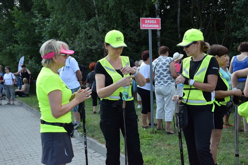 Marsz nordic walking w Zawierciu