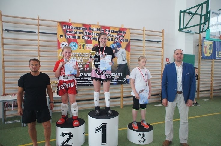 Kwintet z UKS Gladiator na podium mistrzostw Polski