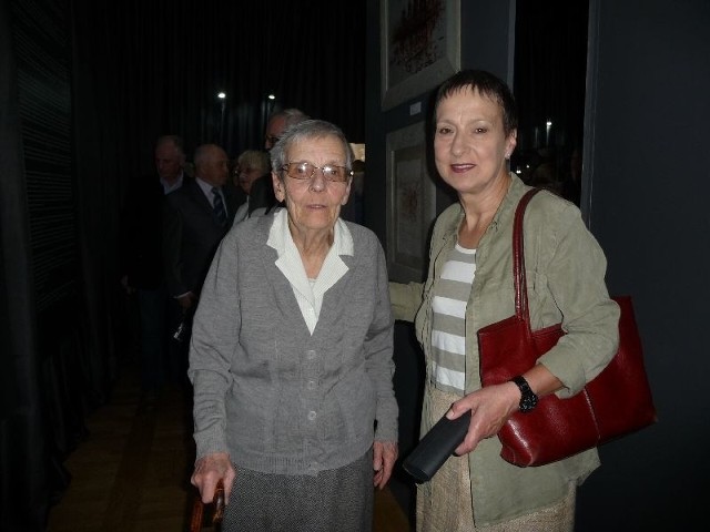 Wystawę zwiedziła Jadwiga Sienkiewicz, wnuczka autora Trylogii i prawnuczka Anna Dziewanowska.